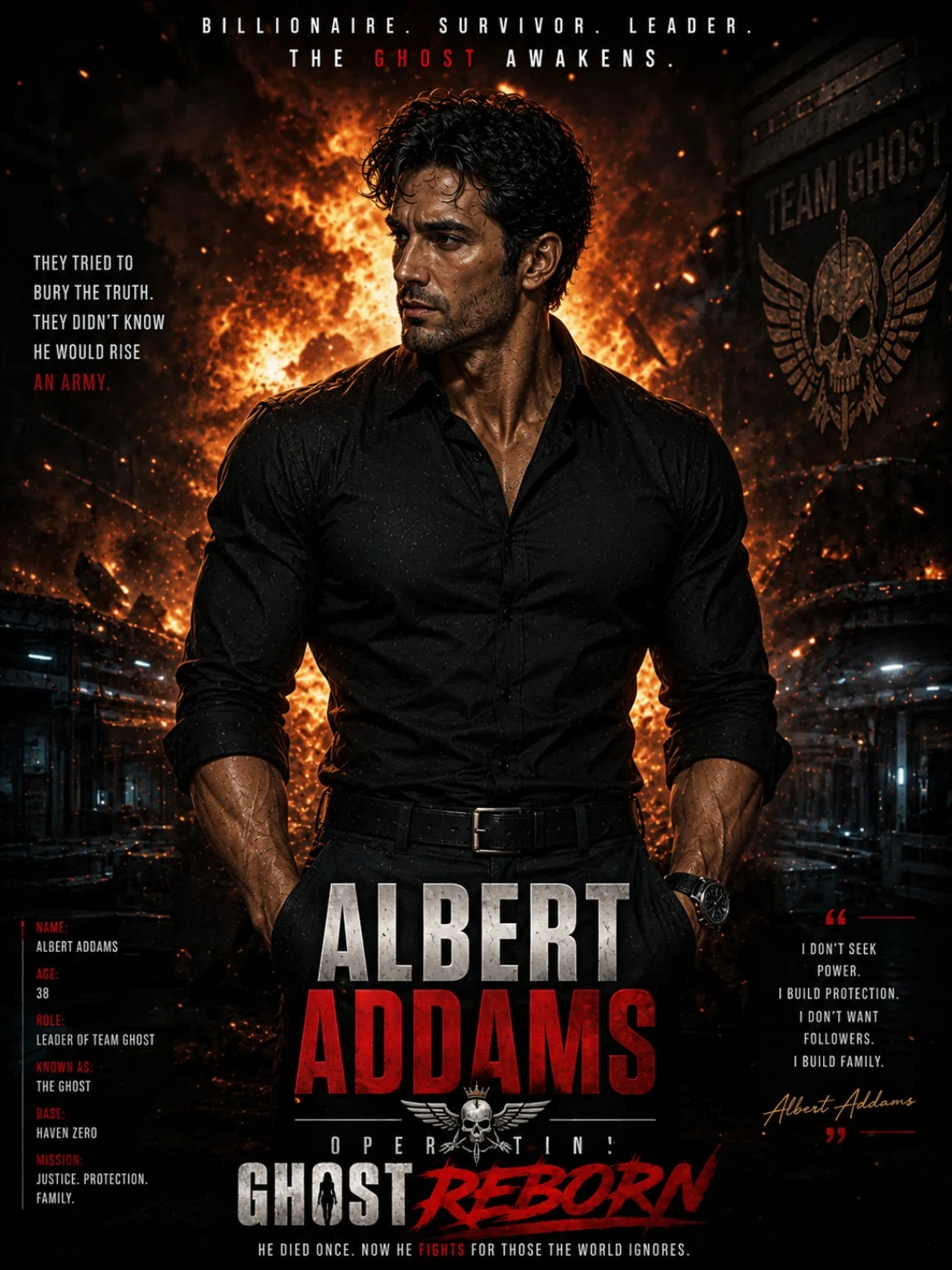 Albert Addams character artwork