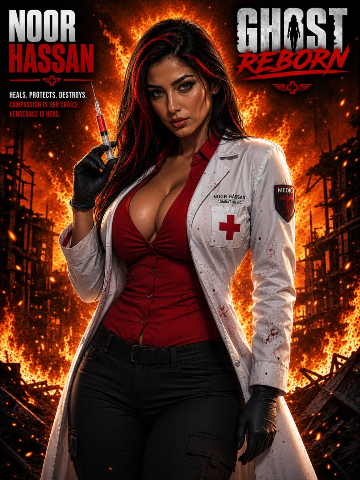 Noor Hassan character artwork